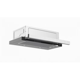 Hotte Aspirante SEG D0086037902Z007 - Télescopique Coulissante - 60cm - Inox Front & Filtre Charbon - 450m³/h