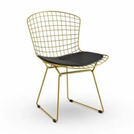ESPACE HOME - chaise d'intérieur ou d'extérieur en acier acero - 56 x 80 x 56 cm-gold