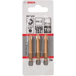 Jeu d'embout de vissage MAXGRIP PH2 - 49MM BOSCH