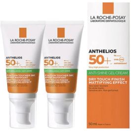 Anthelios Gel-Crème Anti-Brillance SPF50+ Toucher Sec Duo 50ml
