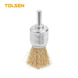 Brosse métallique avec tige -TOLSEN77546-