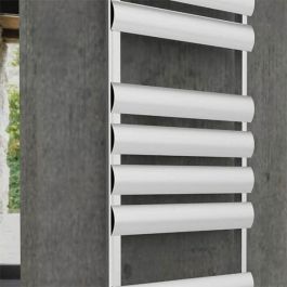 SÈCHE SERVIETTE 80/50 ALUMINIUM CHROME MEZZALUNA-8050CHRMEZ