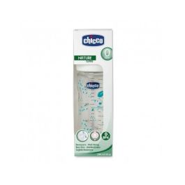 Chicco Biberon en Verre Garçon 240 ml - Hygiène & Confort Bébé