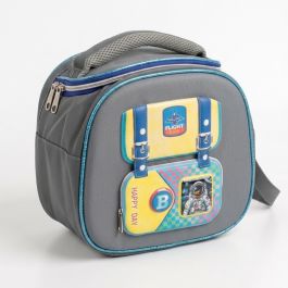 Sac à goûter 3D isothermique enfant - Flight School - Gris