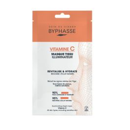 Byphasse Masque Tissu Vitamine C - Hydratant & Éclat - 18ml