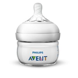 Biberon Natural 0m+ 60ml - Avent - Débit Lent Nouveau-né