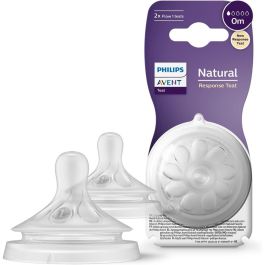 Tétines Natural 1 mois x2 - Philips Avent - Débit Lent