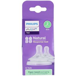 Avent Tétines Natural 0m+ x2 - Débit Nouveau-né