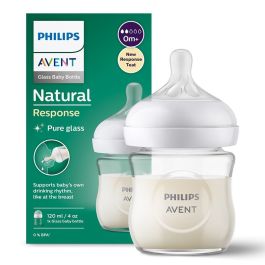 Biberon en Verre Natural 0m+ 120ml - Avent - Nouveau-né