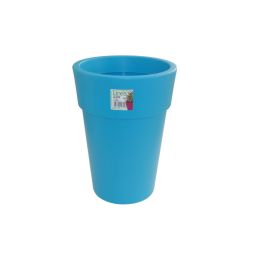 Pot Linéa haut Cyan D25xh34cm VIOMES