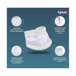Collier Cervical Rigide Ajustable Tynor - Soutien Optimal