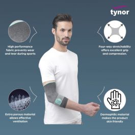 Coudière Renforcée Silicone Tynor - Soutien Articulaire S