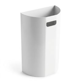 Poubelle murale demi-lune - Blanche - 20 L