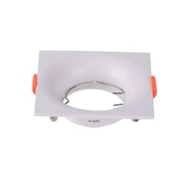 Spot plastique circlip LIGHTONE carre blanc - IN40121L05 - Brillant