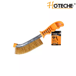 Brosse métallique manche plastique HOTECHE 410101