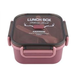 Lunch Box Enfant 1000 ml - 3 Compartiments - Violet