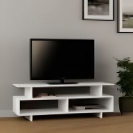 Élément TV - 100 x 45 x 30 cm - Blanc