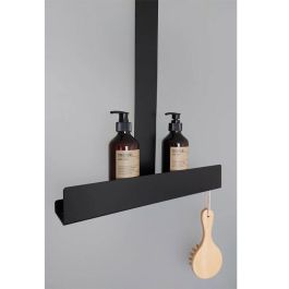 Étagère pour paroi de douche Alto - Alt-ED3 - Aluminium - Noir 