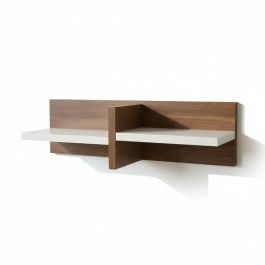 Étagère murale - double plateau - 58x14x15 cm