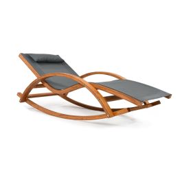 Chaise Longue Jakarta Bois de Mélèze – Bascule Confort Extérieur