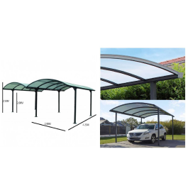 Abri de voiture individuel 4,20m x 2.90m modulable garantie 10 ans