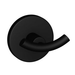 Patère double noir mat - JAQUAR