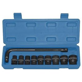 Coffret de douilles à impact ADEGSO - 10 pièces