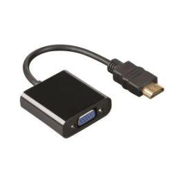 Adaptateur SBOX HDMI M vers VGA F - Noir (AD-HDMI-VGA)