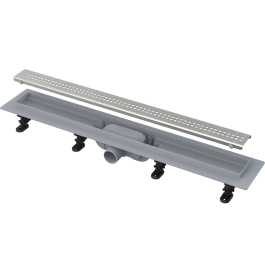 Siphon plastique encastrable 750mm complet inox - ALCAPLAST- ALCAPZ9