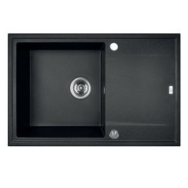 Évier de cuisine Kuchinox-SBE_711T-1 Cuve avec égouttoir-Noir-50X78cm