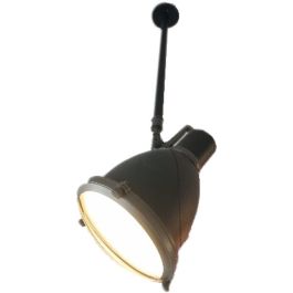 Suspension noire industriel E27 60W 220V