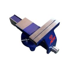 Étau pour atelier et établi travail avec base pivotante acier - Apt-100mm