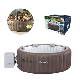 Spa Gonflable Rond - Bestway - Lay-Z-Spa Dominica HydroJet Spa - 4 à 6 Personnes - 196x71 cm
