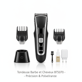 Tondeuse Barbe et Cheveux BT5070 nan - Précision & Polyvalence