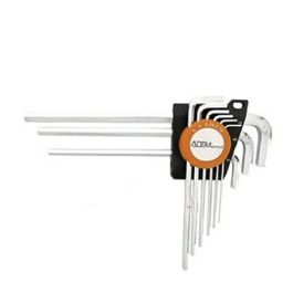 Jeu étui 9 clés mâles longues