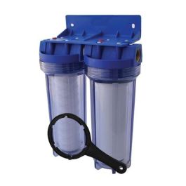 Porte filtre à eau - Anti calcaire – Double NUOVA