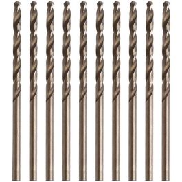 5 Mèches inox cobalt jaune diamètre 8