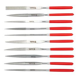 Lot de 10 limes à aiguilles diamantées 4 x 160 x 50