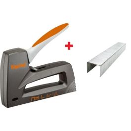 Agrafeuse en aluminium 6-14mm + 1000 agraffes