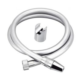 Flexible de toilette – WC - Argent - 1m