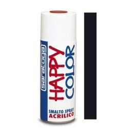 Pack de 3 peintures spray happy color - Noir brillant - 9005-004