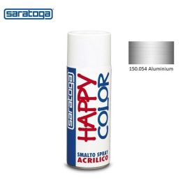 Pack de 3 peintures spray happy color aluminium 054