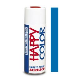 Pack de 3 peintures spray happy color bleu foncé ral5013