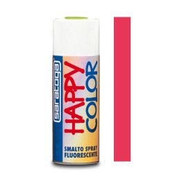 Pack 3 peintures spray happy color rose 022