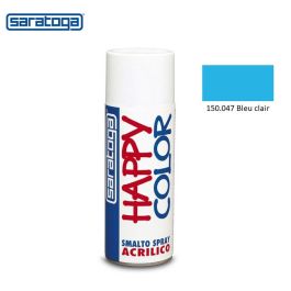 Pack 3 Peintures spray happy color bleu clair 047