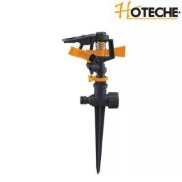 Arroseur à impulsion en plastique avec pointe noire & jaune 374020 - HOTECHE