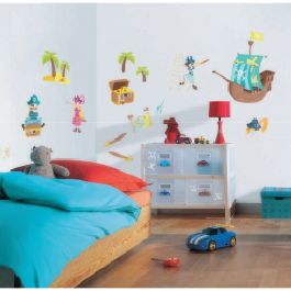 Sticker enfant Caselio PIRATES Taille XL - D: 48x68 cm