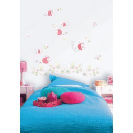Sticker enfant Caselio LADYBUG ROSE Taille M - D: 24x68 cm