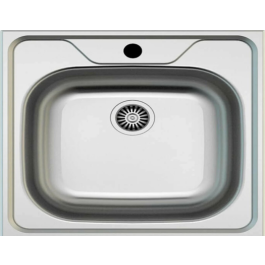 Évier inox 48 x 48 cm + vidage/siphon - ASIL