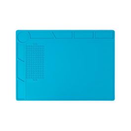 Tapis de soudage en silicone bleu 4mm x 350mm AS19 - VELLEMAN